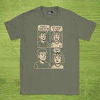 Code Culture developer vs tester shirt funny programmer T-Shirt in Military Green — Code Culture developer clothing