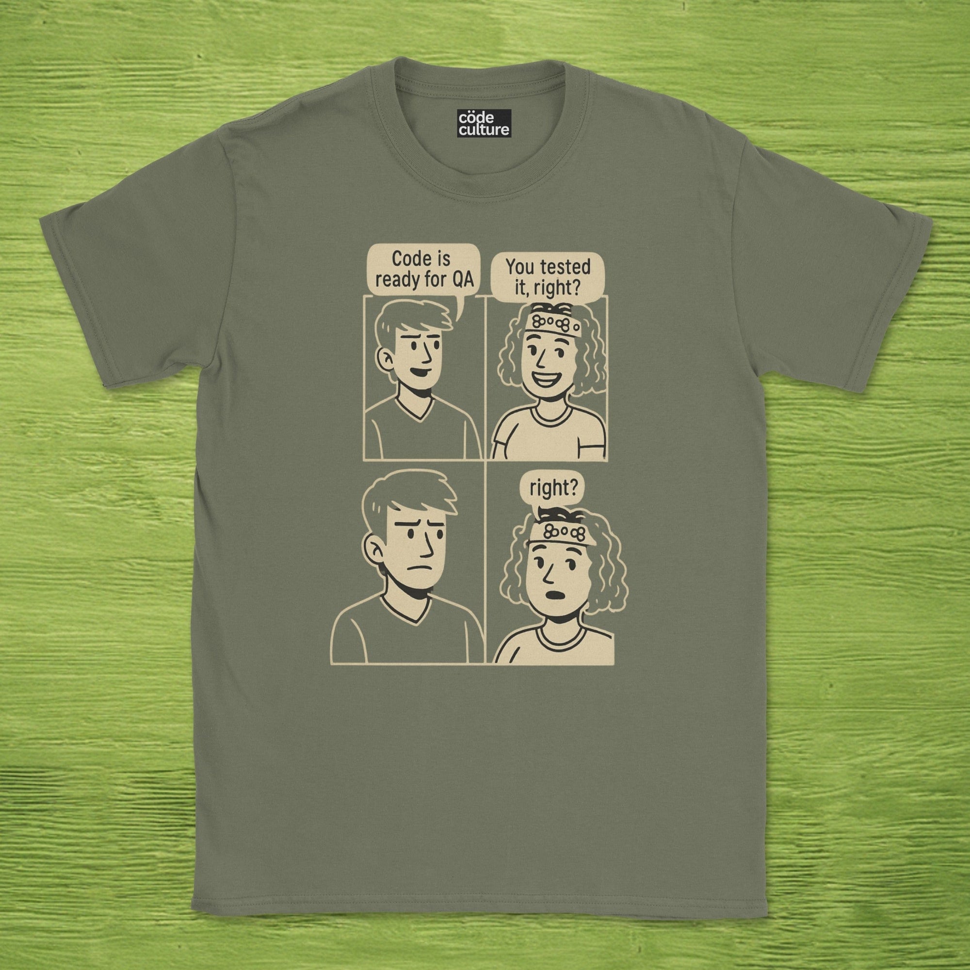 developer vs tester shirt