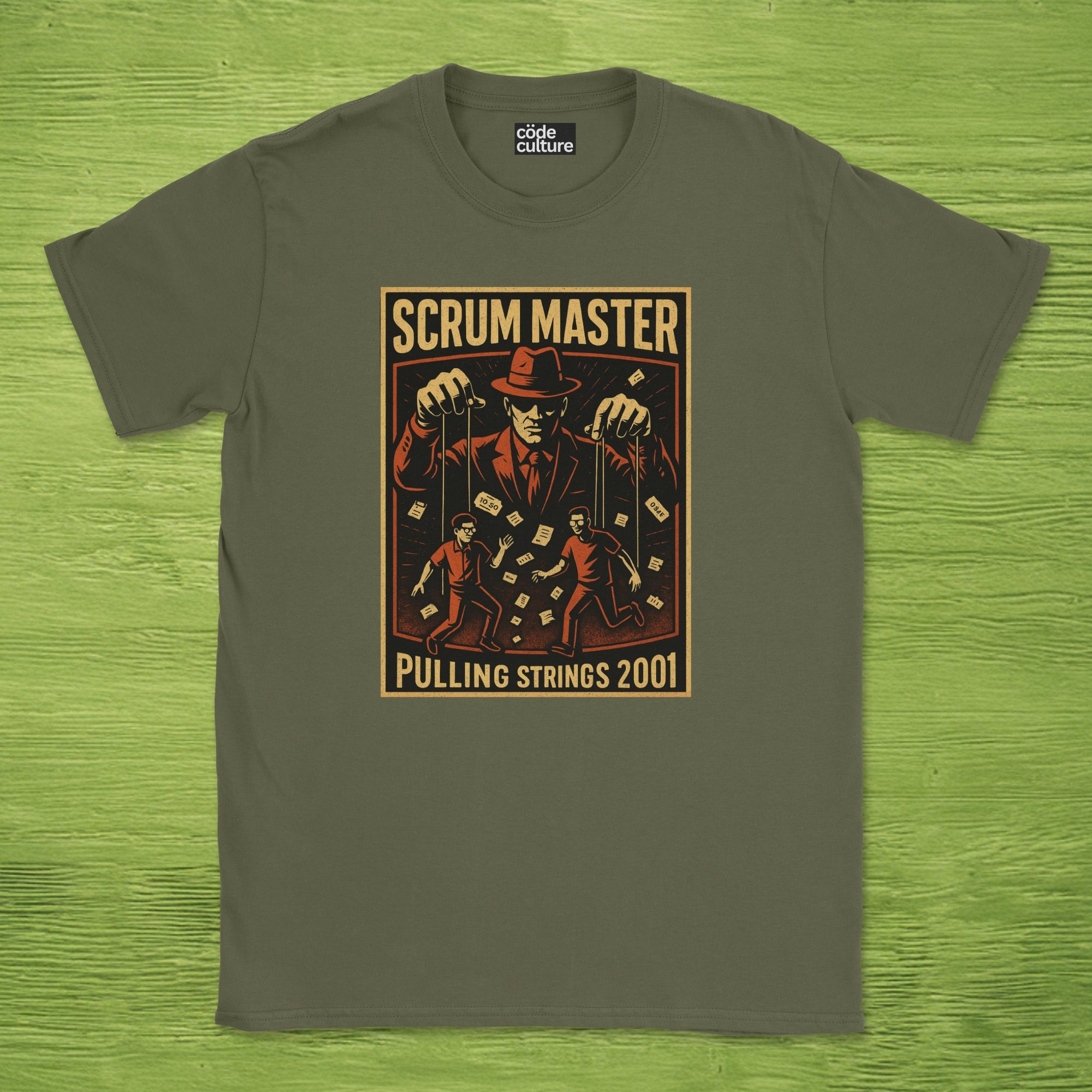 scrum master pulling strings shirt