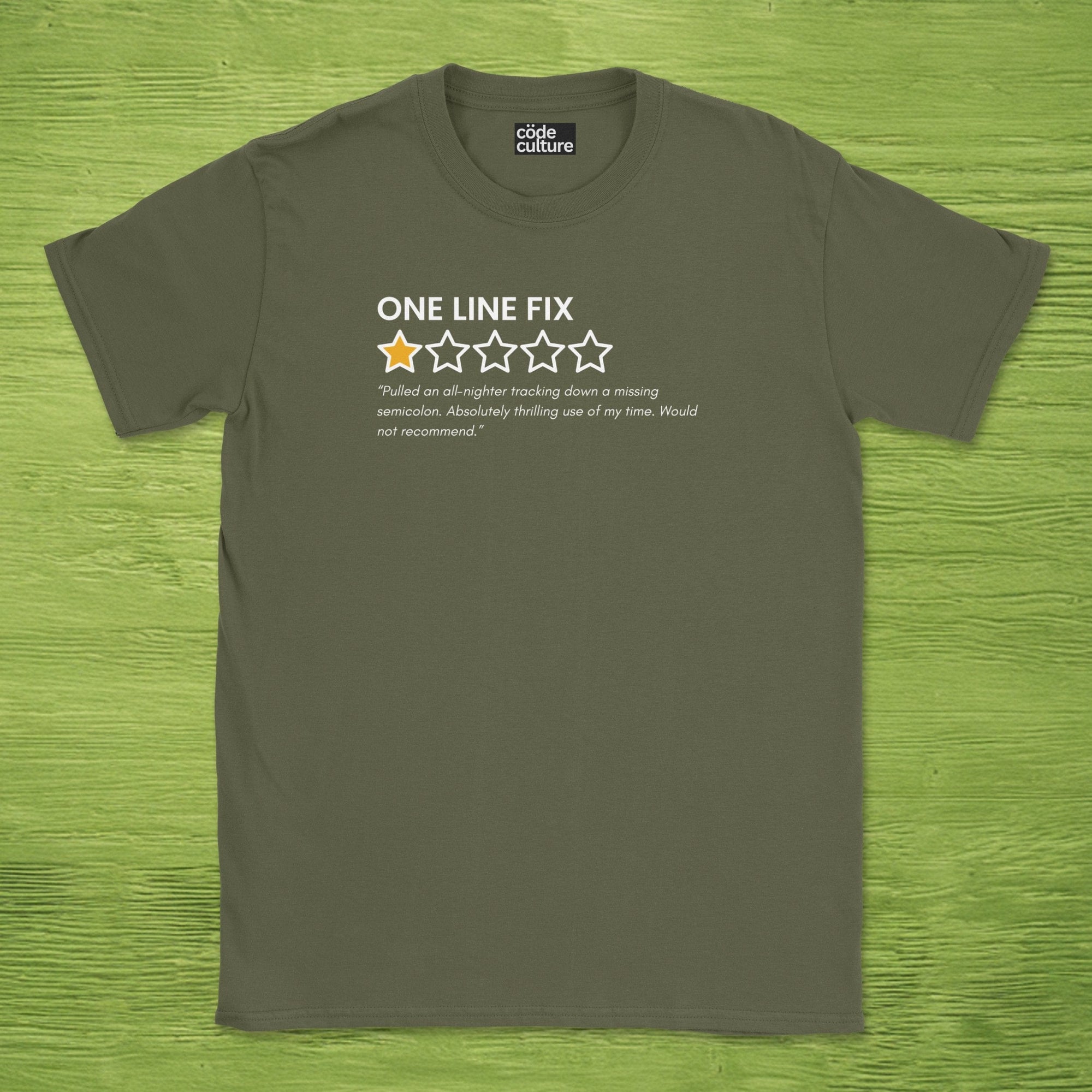one line fix review shirt