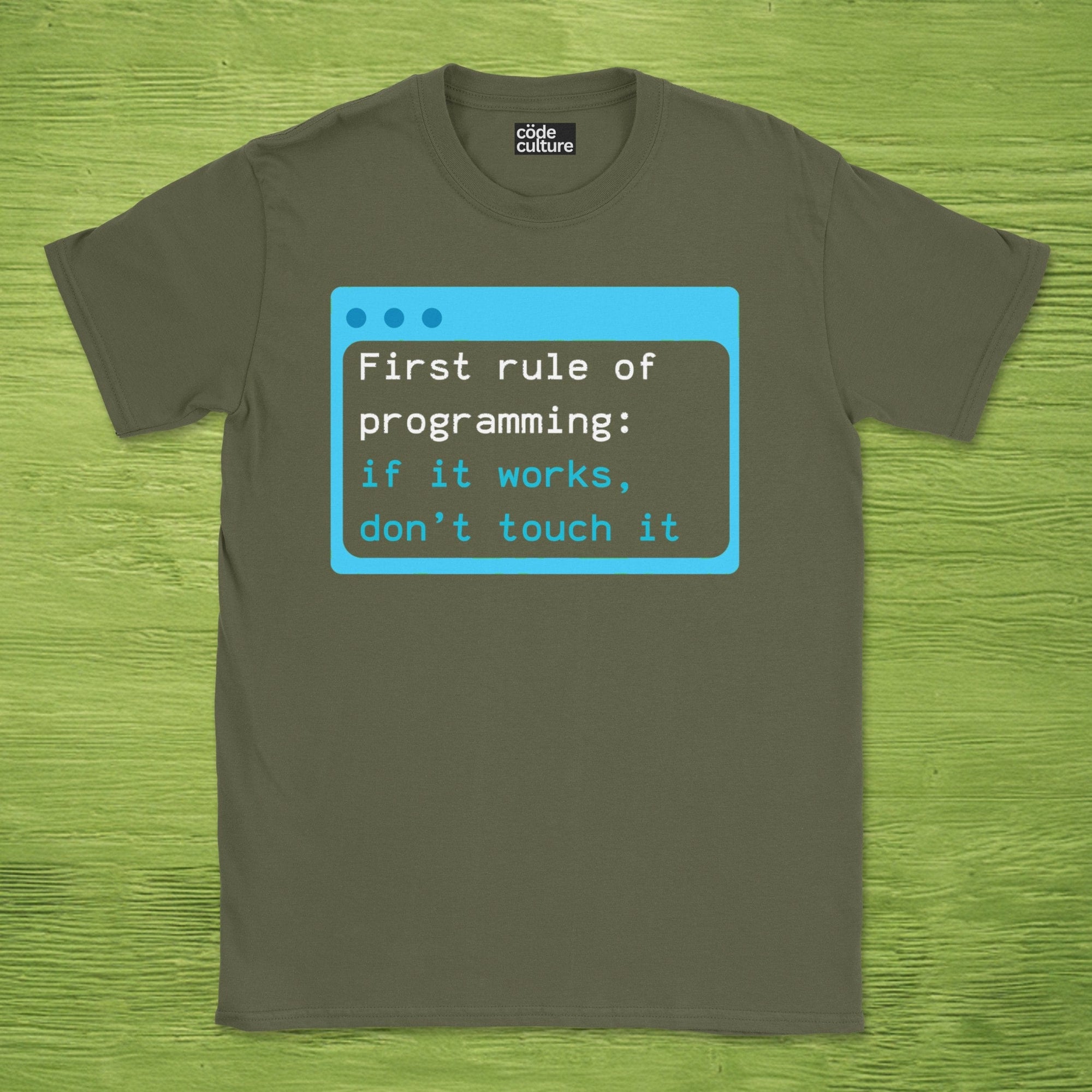 first rule of programming shirt