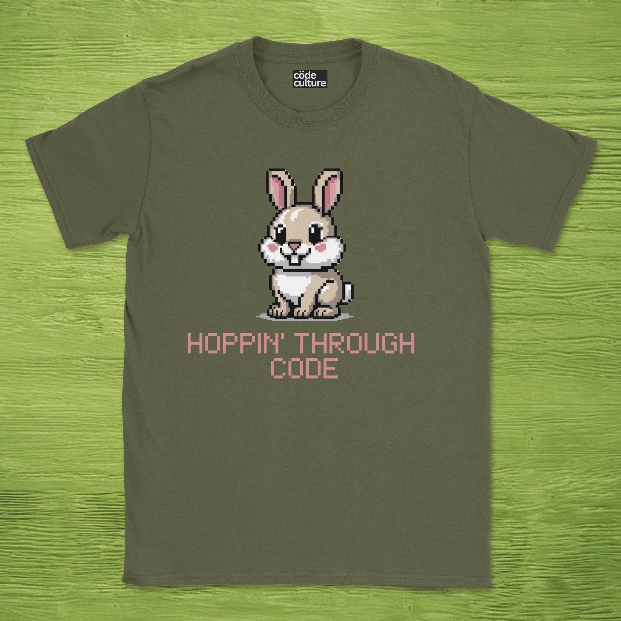 Hoppin' through code shirt