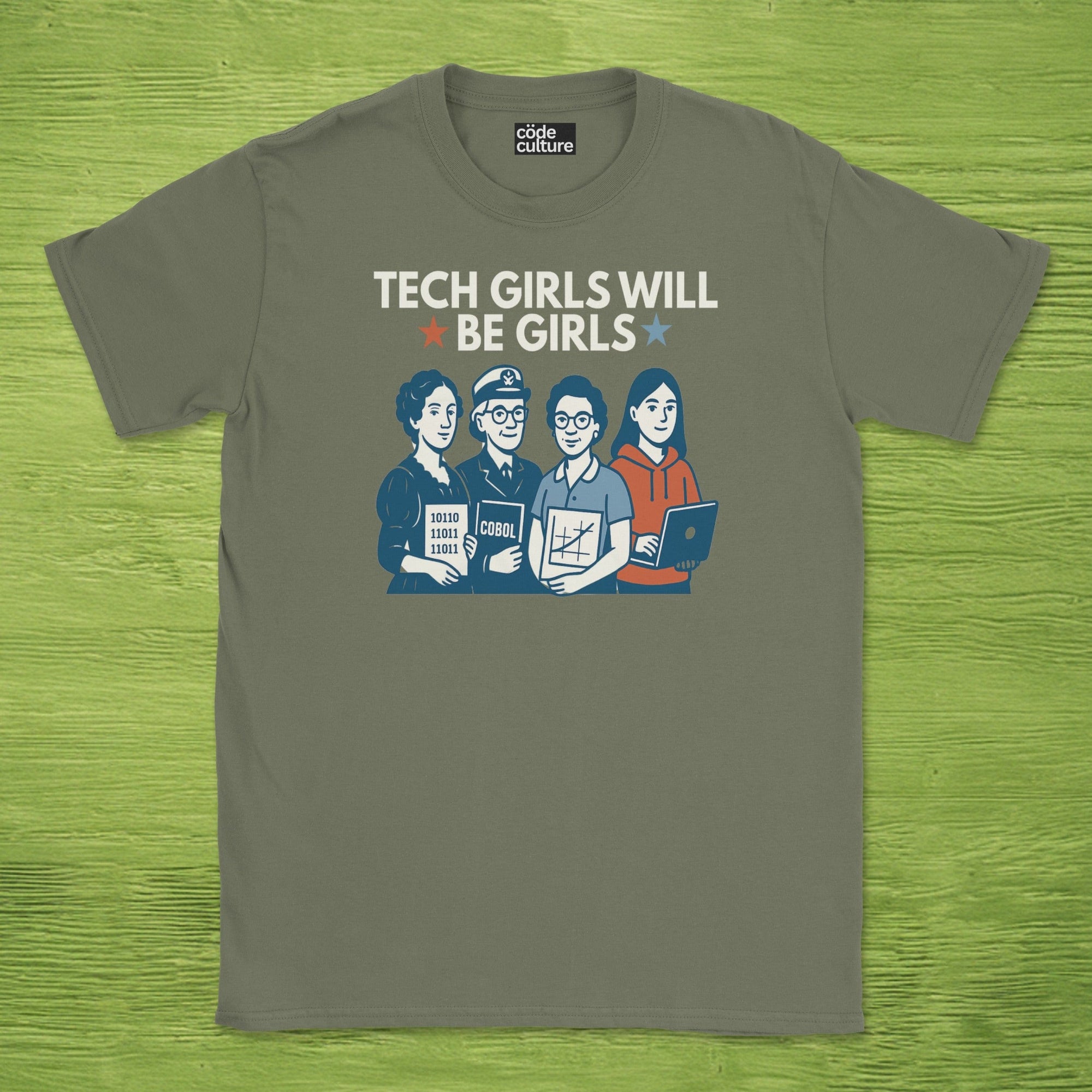 tech girls will be girls shirt