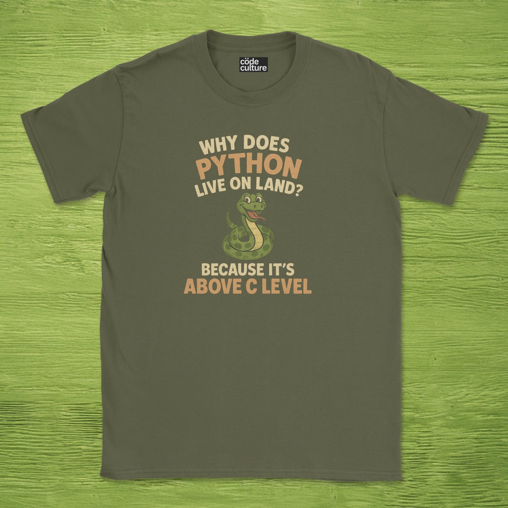 python PUN shirt