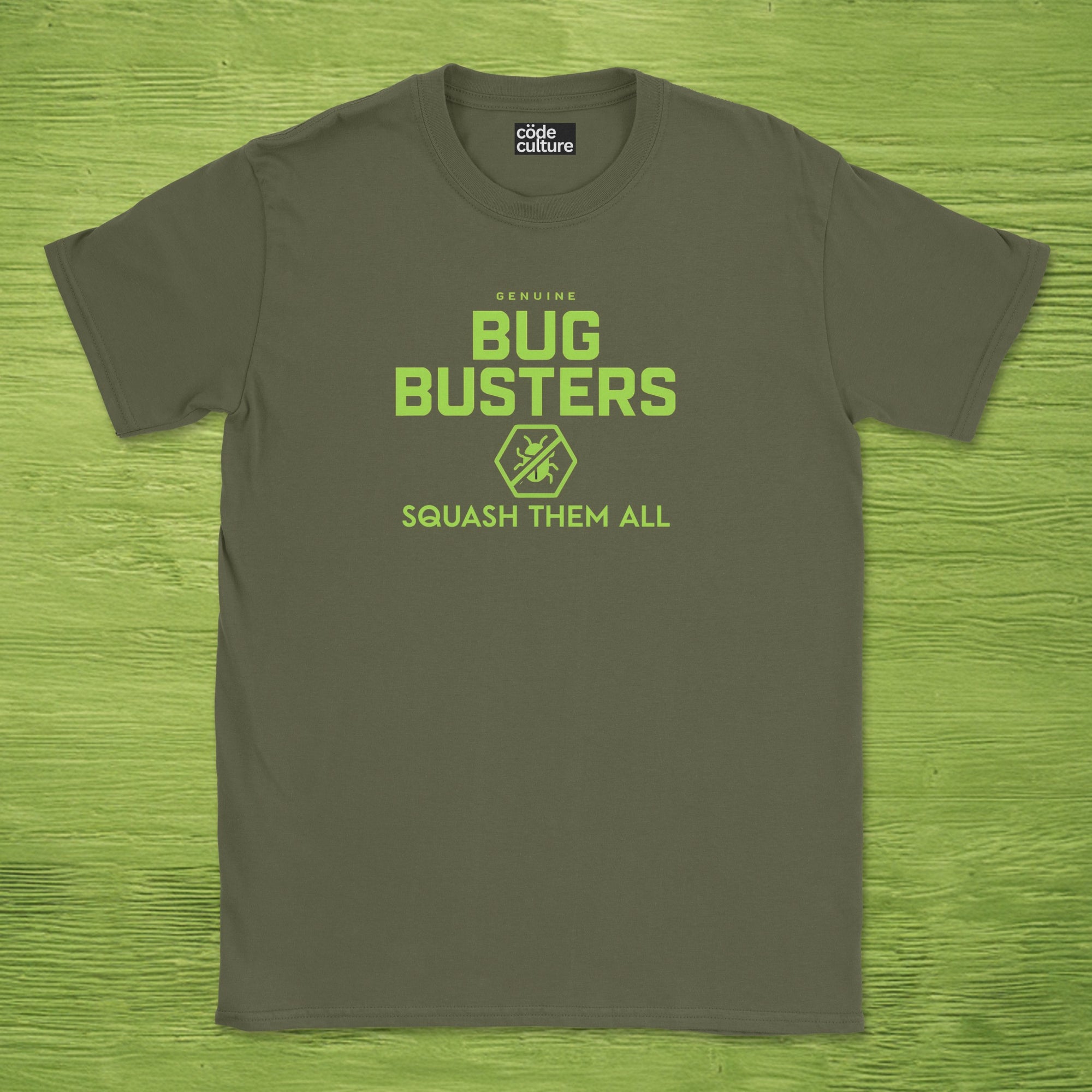 genuine bug buster shirt