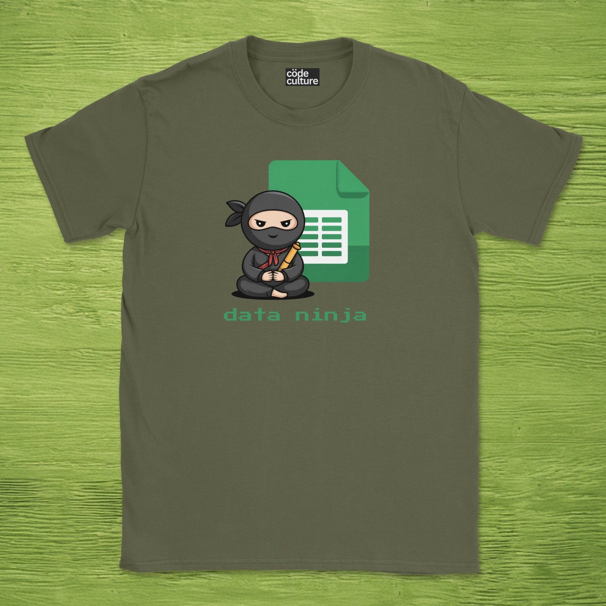 data ninja sheet shirt