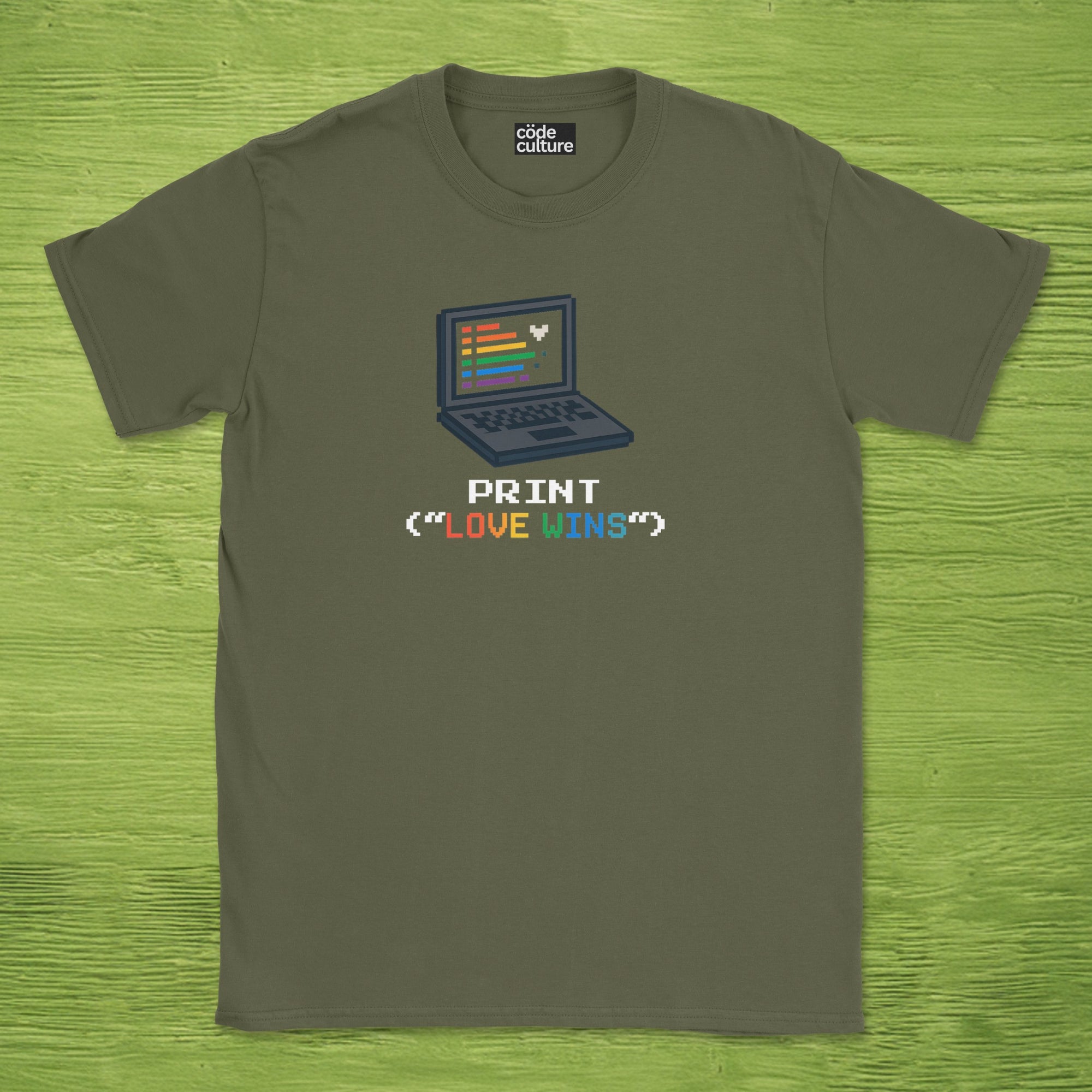 print LOVE WINS shirt