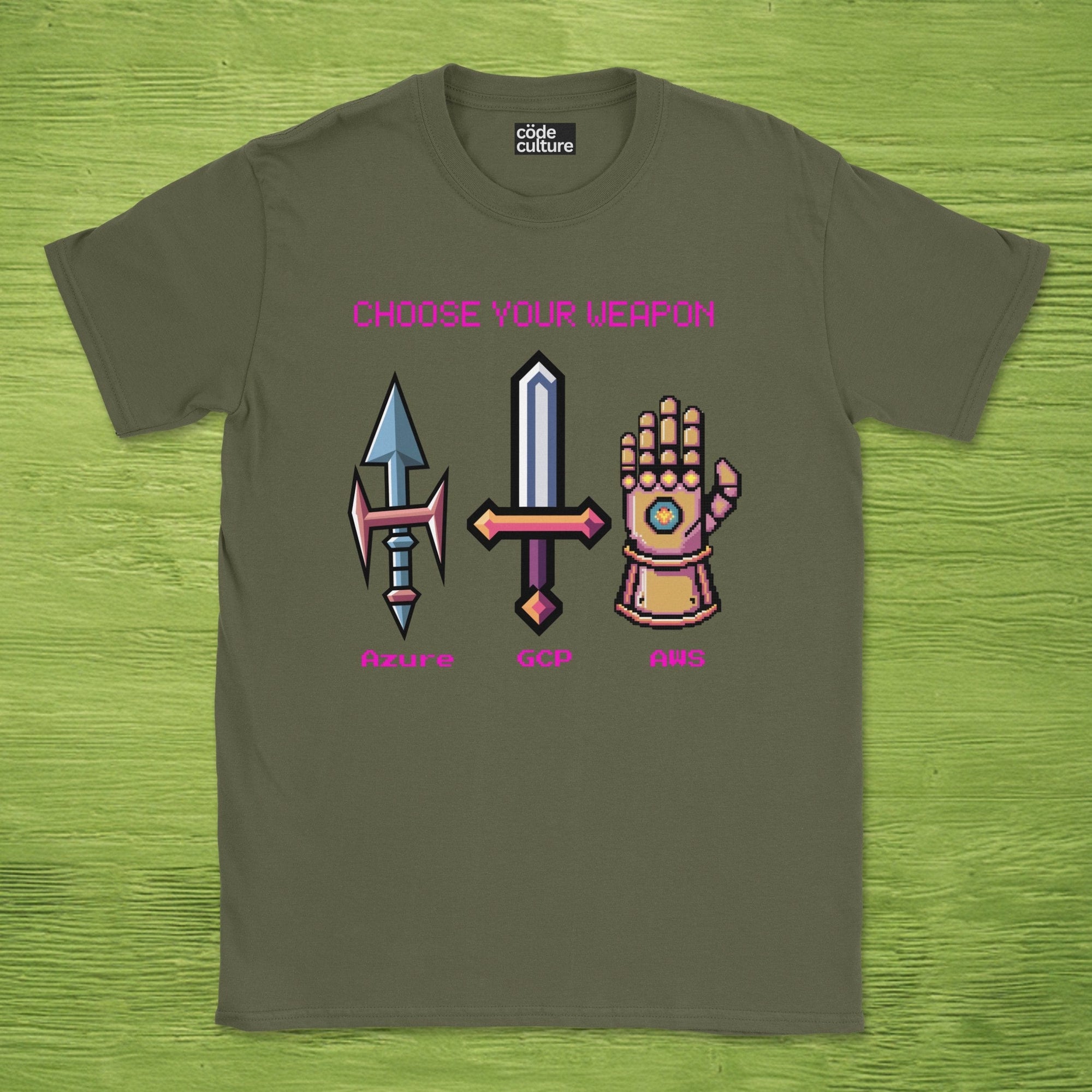 Cloud platform weapon shirt
