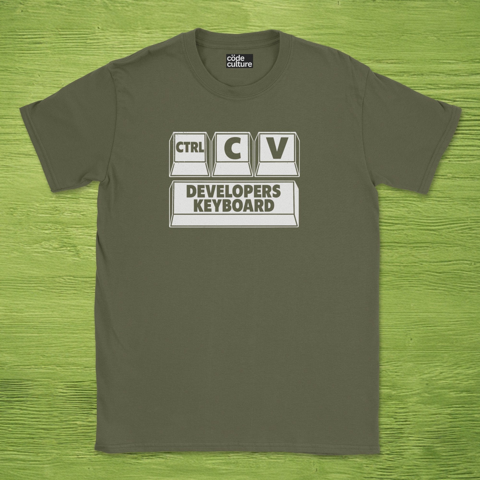 developers keyboard shirt