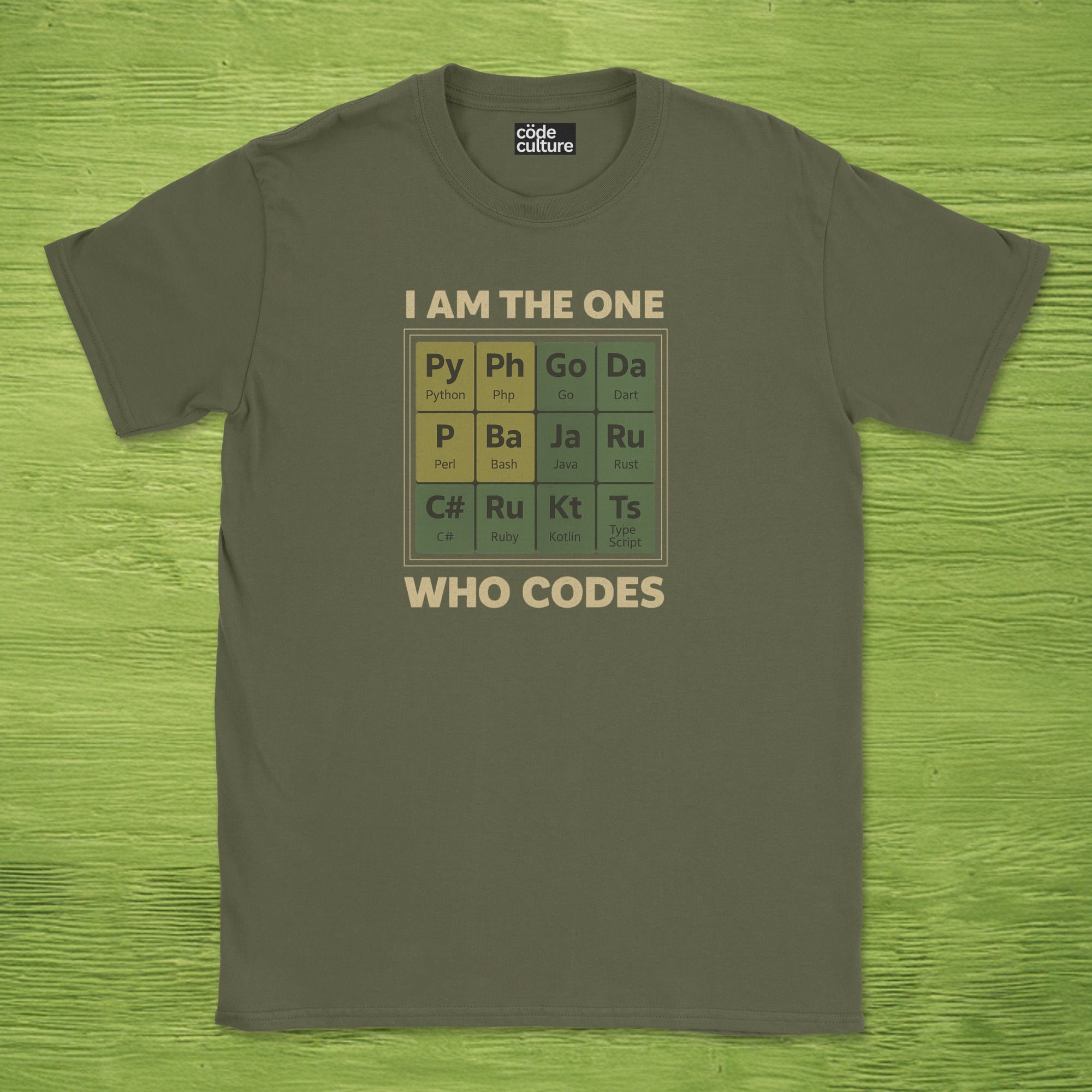 i am the one who codes shirt