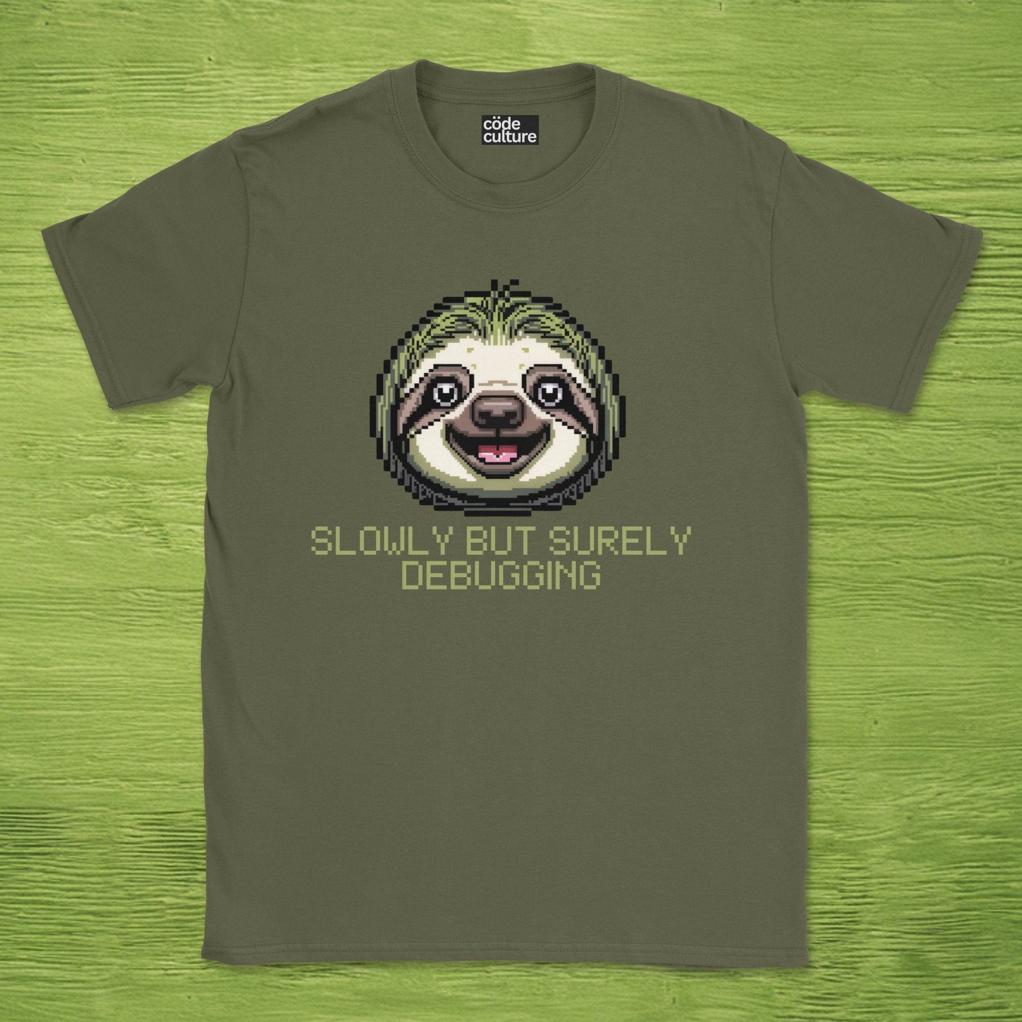 Slowly but surely debugging shirt
