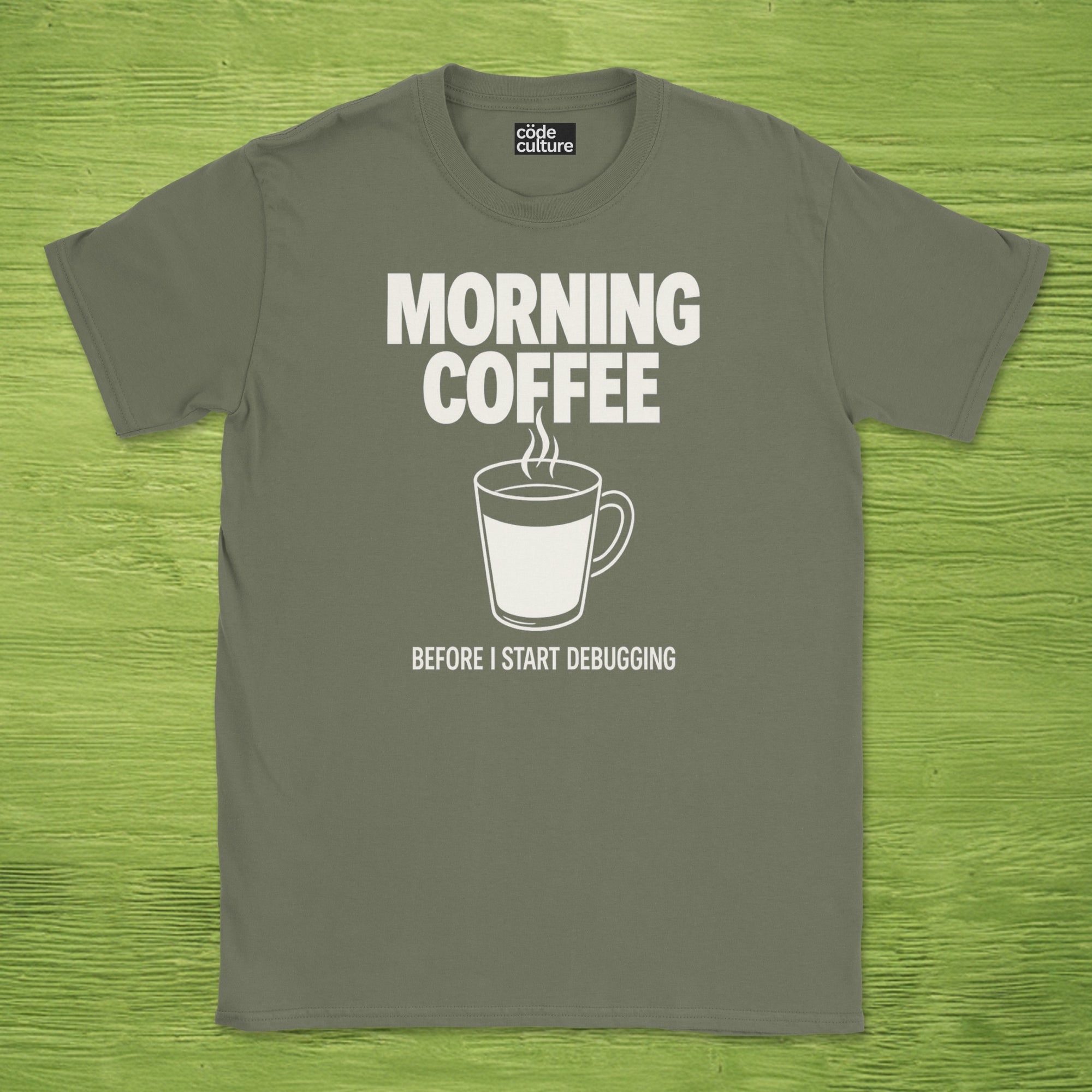morning coffee shirt
