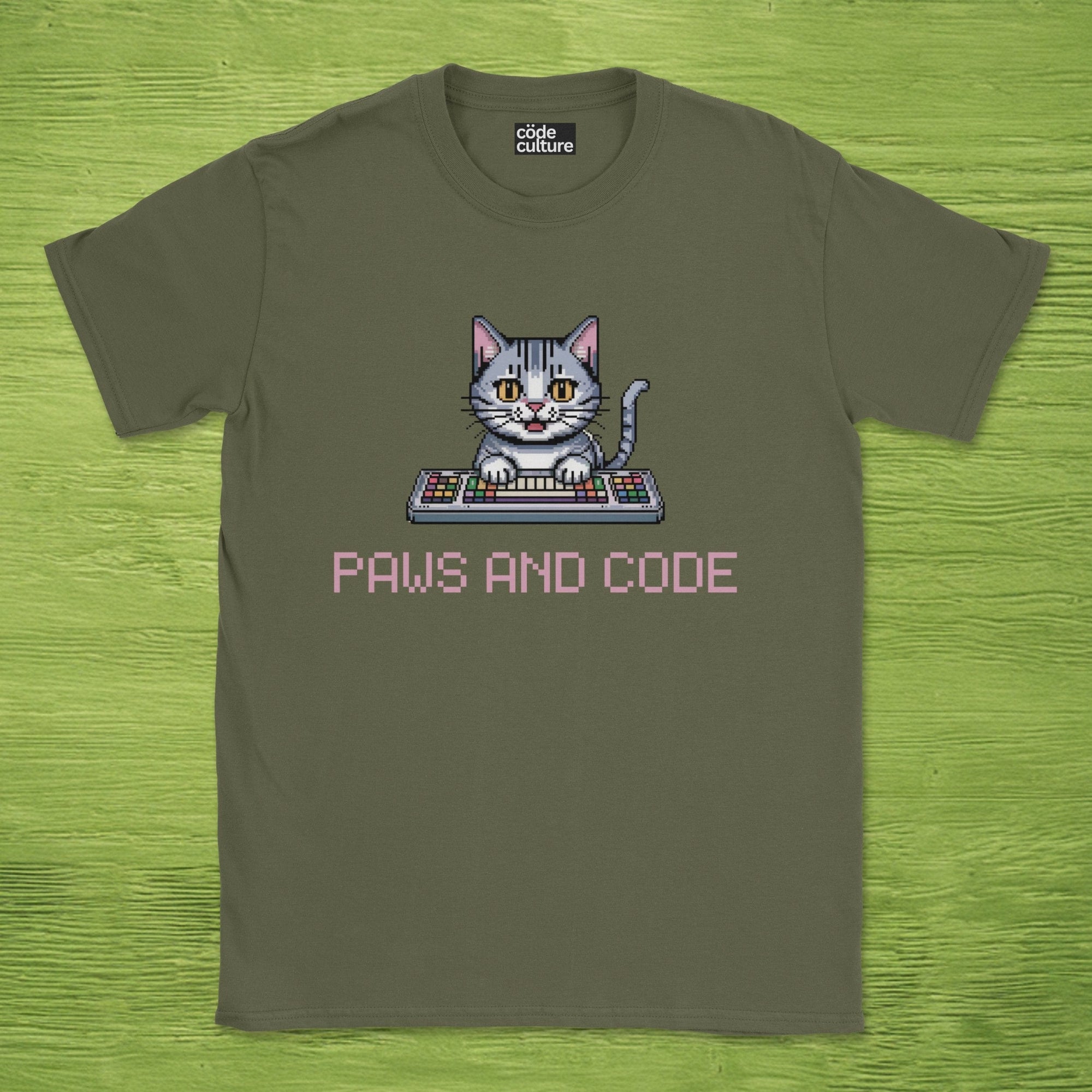 Paws and code shirt
