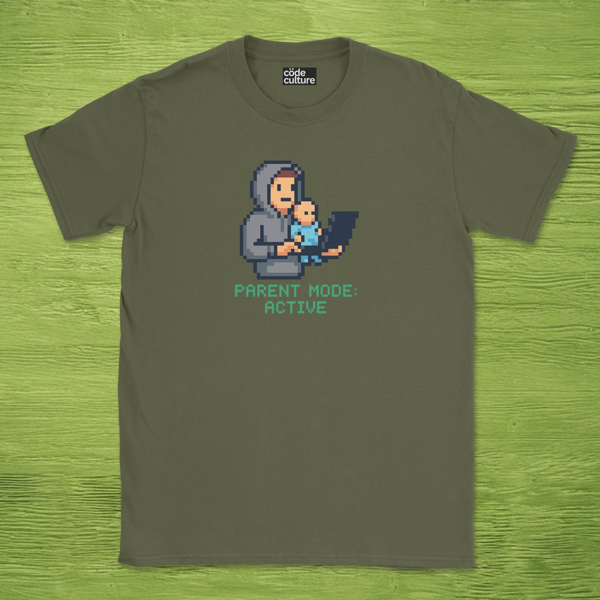 DAD parent mode active shirt