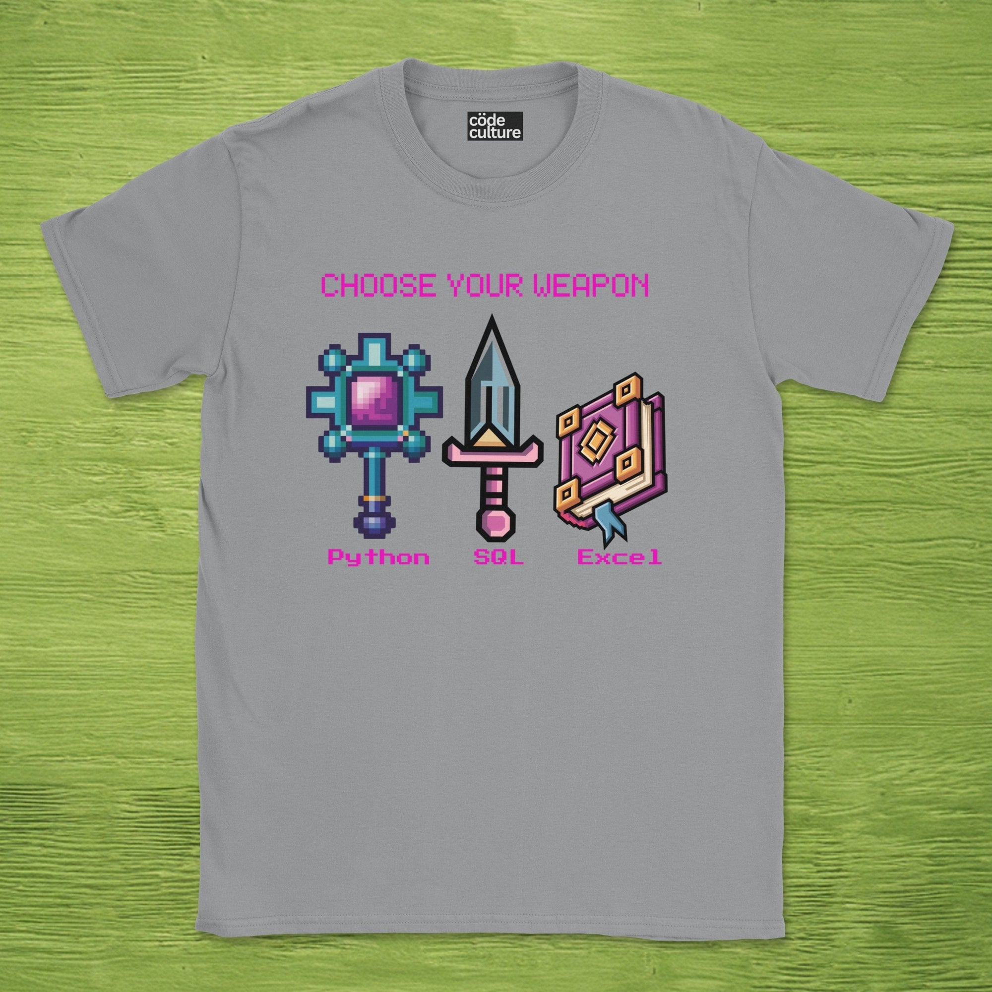 Data analytics weapon shirt