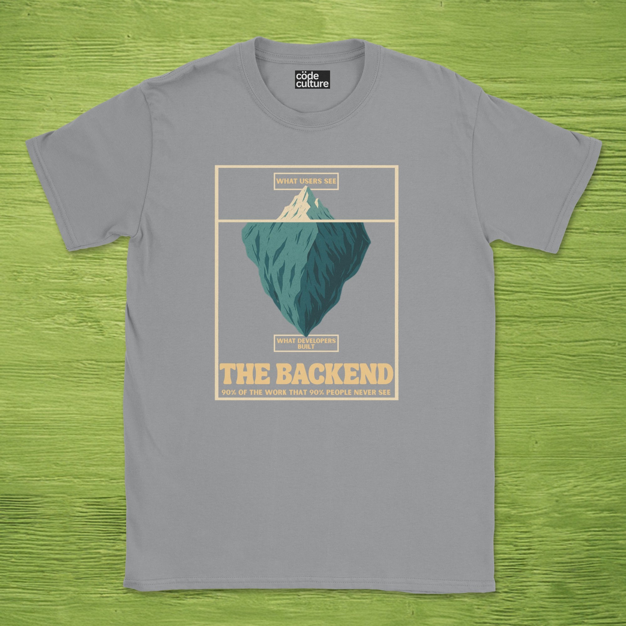 the backend iceberg shirt