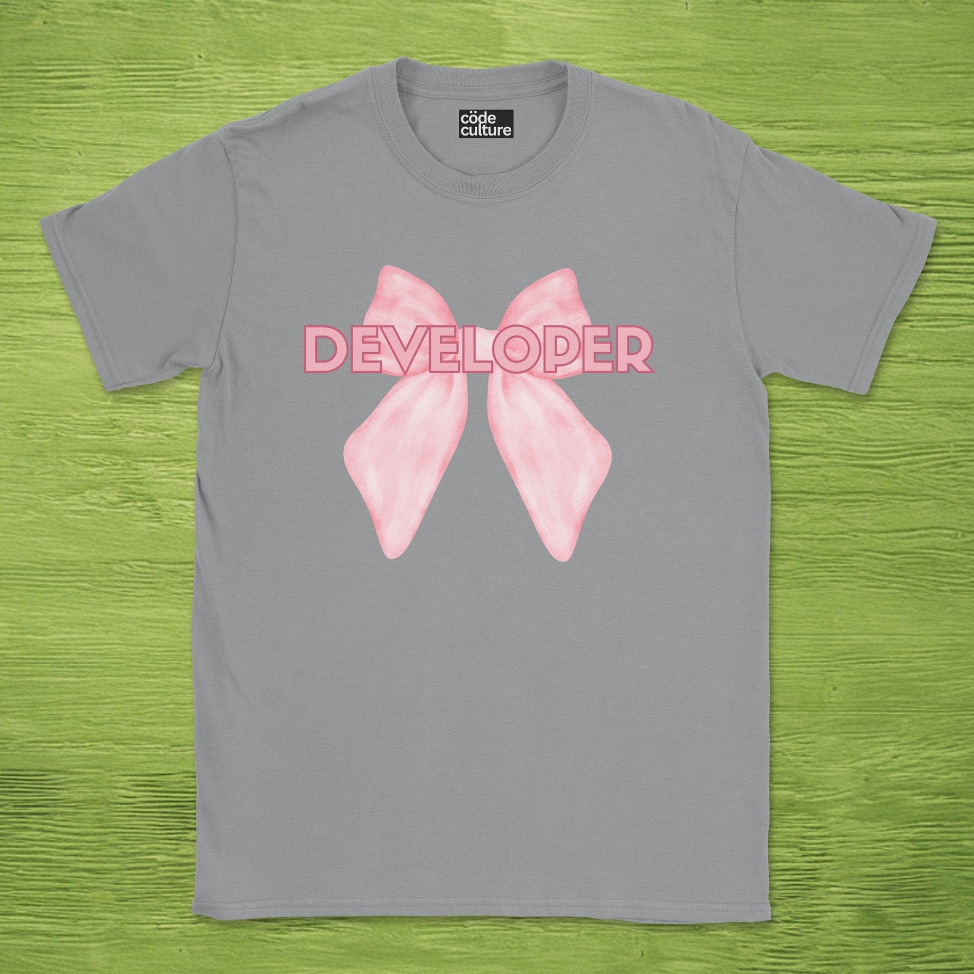 Developer bow cute shirt