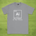 Code Culture the element of the future shirt funny programmer T-Shirt in Sport Grey — Code Culture developer clothing