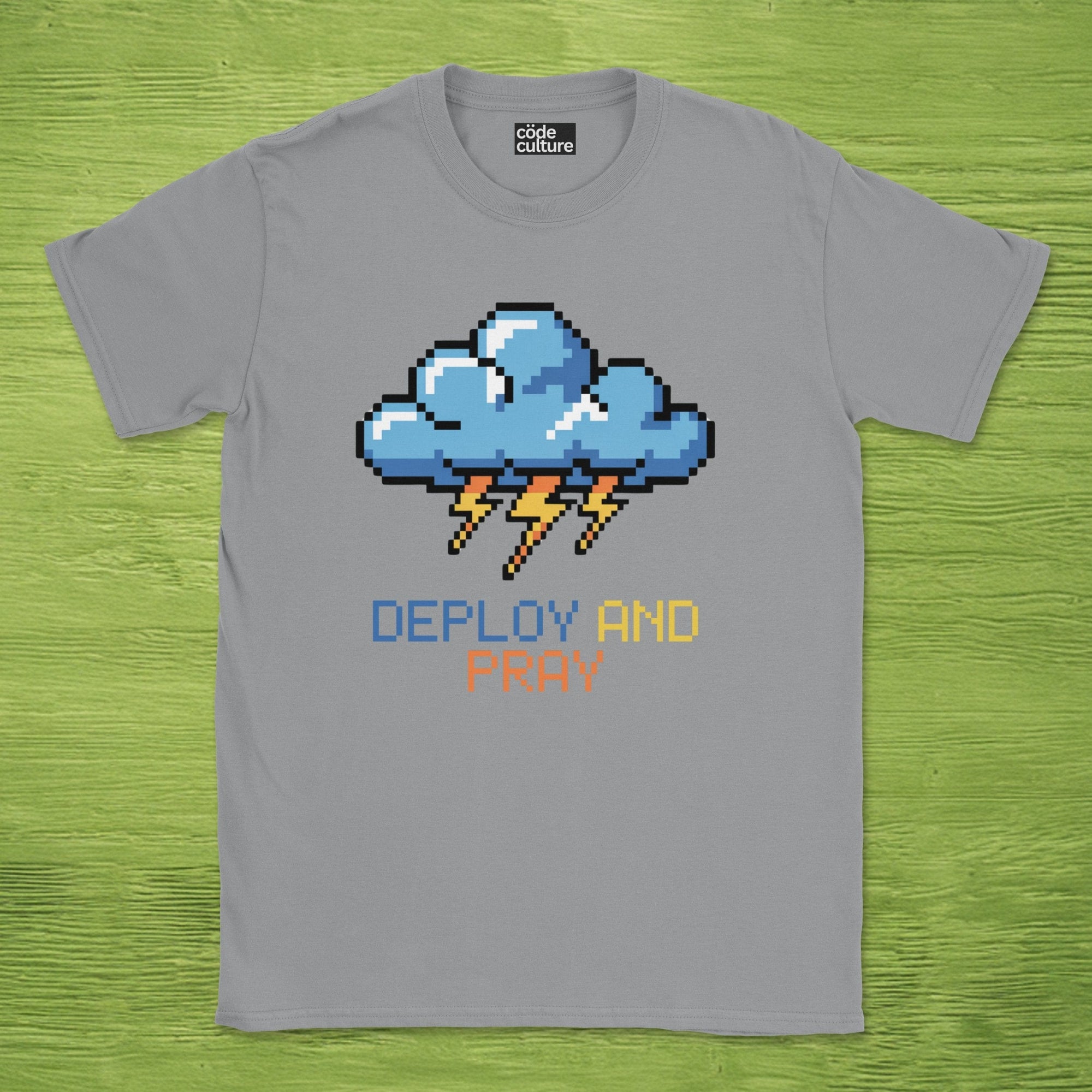 deploy and pray cloud shirt