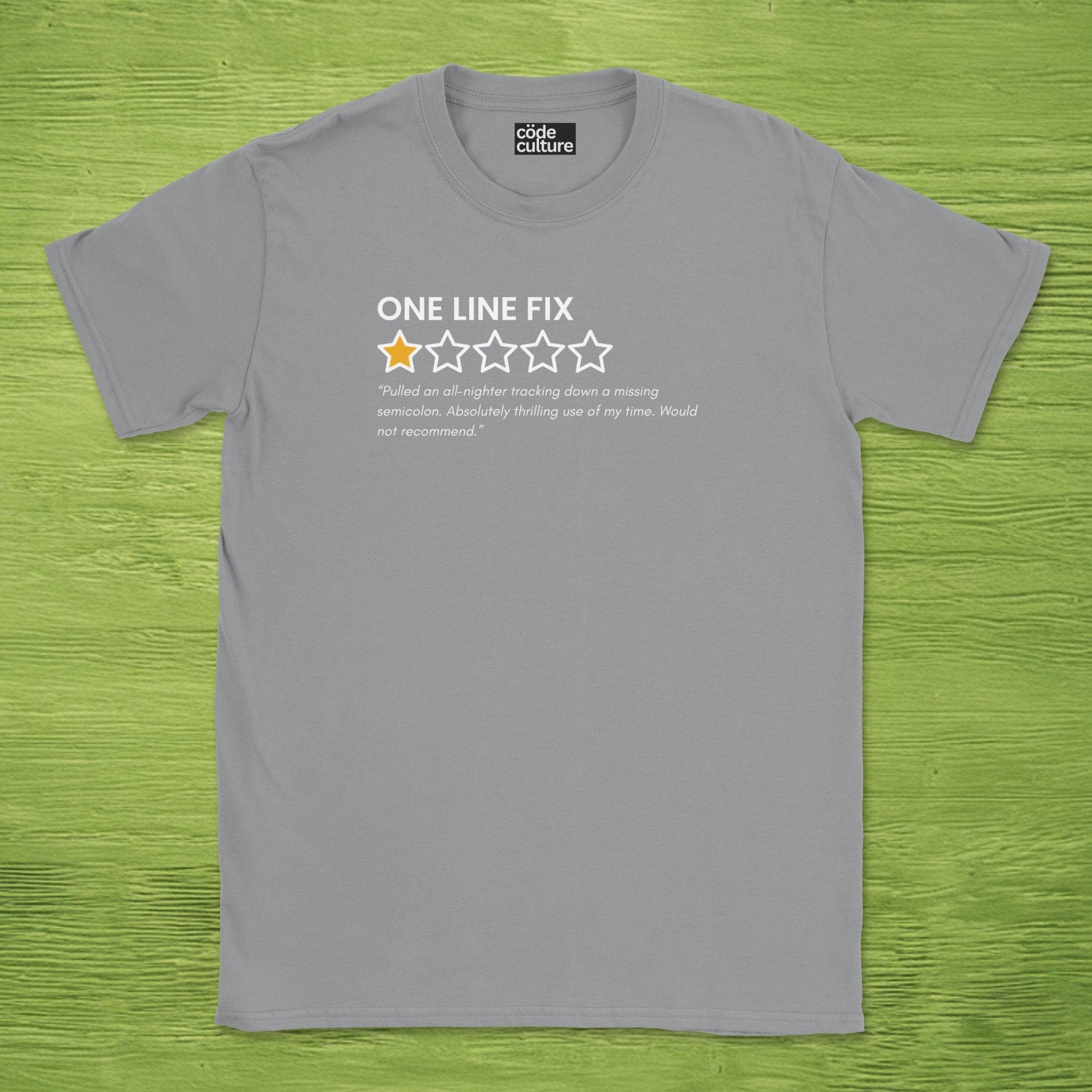 one line fix review shirt