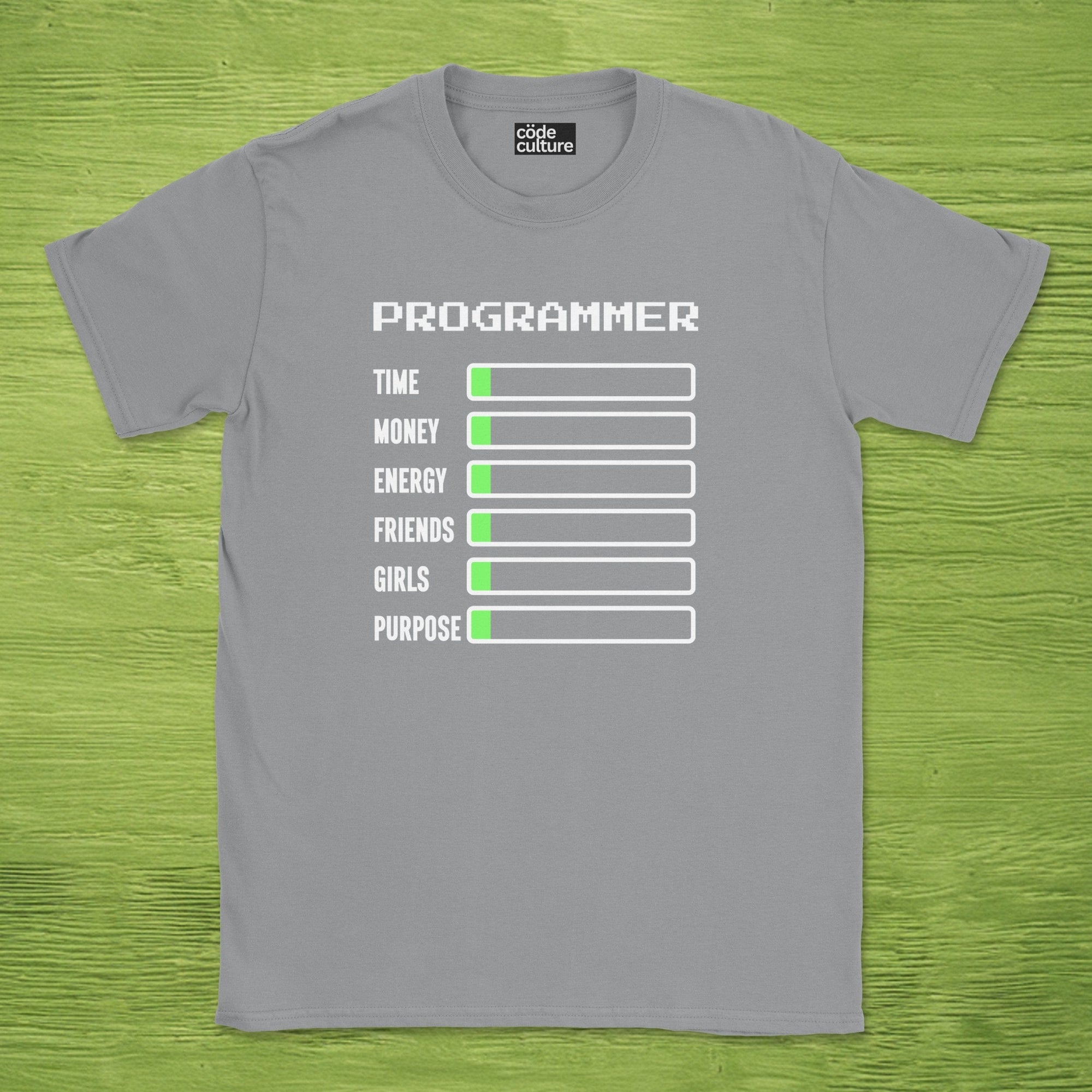 Programmer status shirt