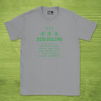 Code Culture debugging definition shirt funny programmer T-Shirt in Sport Grey — Code Culture developer clothing