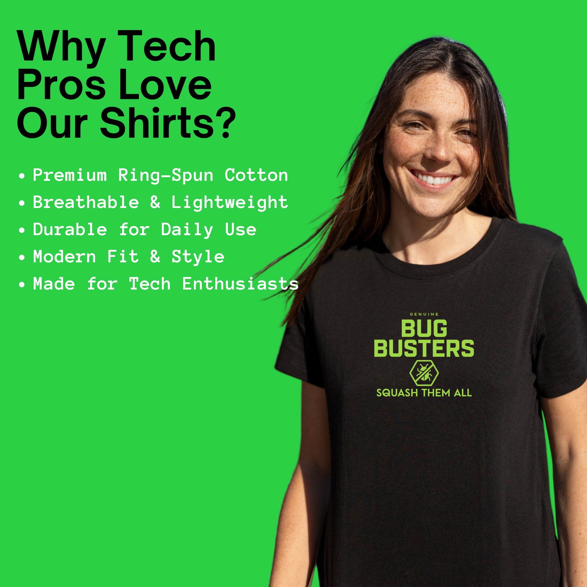 genuine bug buster shirt
