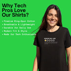 Senior dev job review shirt