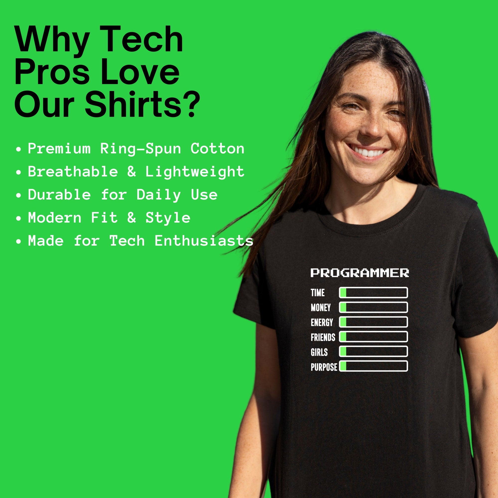 Programmer status shirt