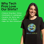 hello world earth shirt