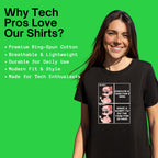 junior and senior dev difference shirt