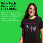 Data analytics weapon shirt