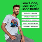 Hooded pug retro shirt