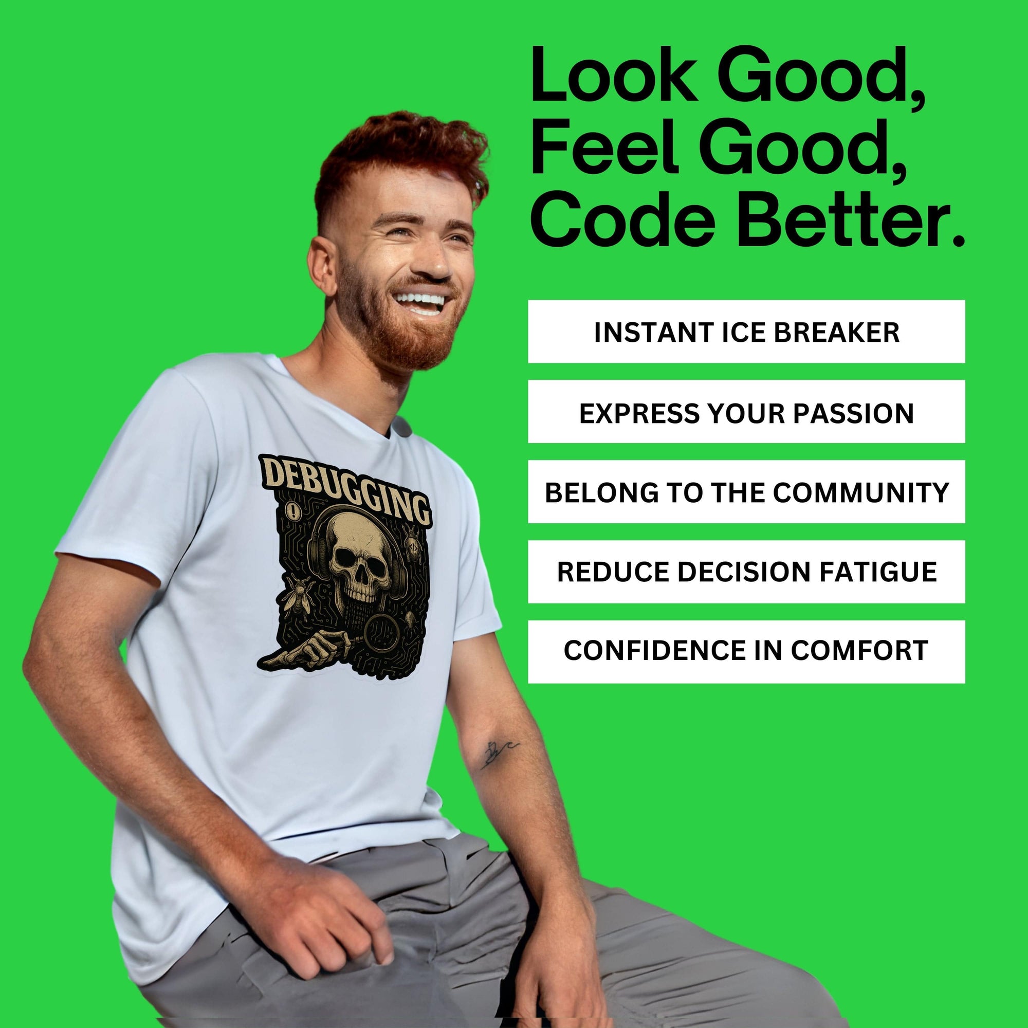 Debugging Skull shirt