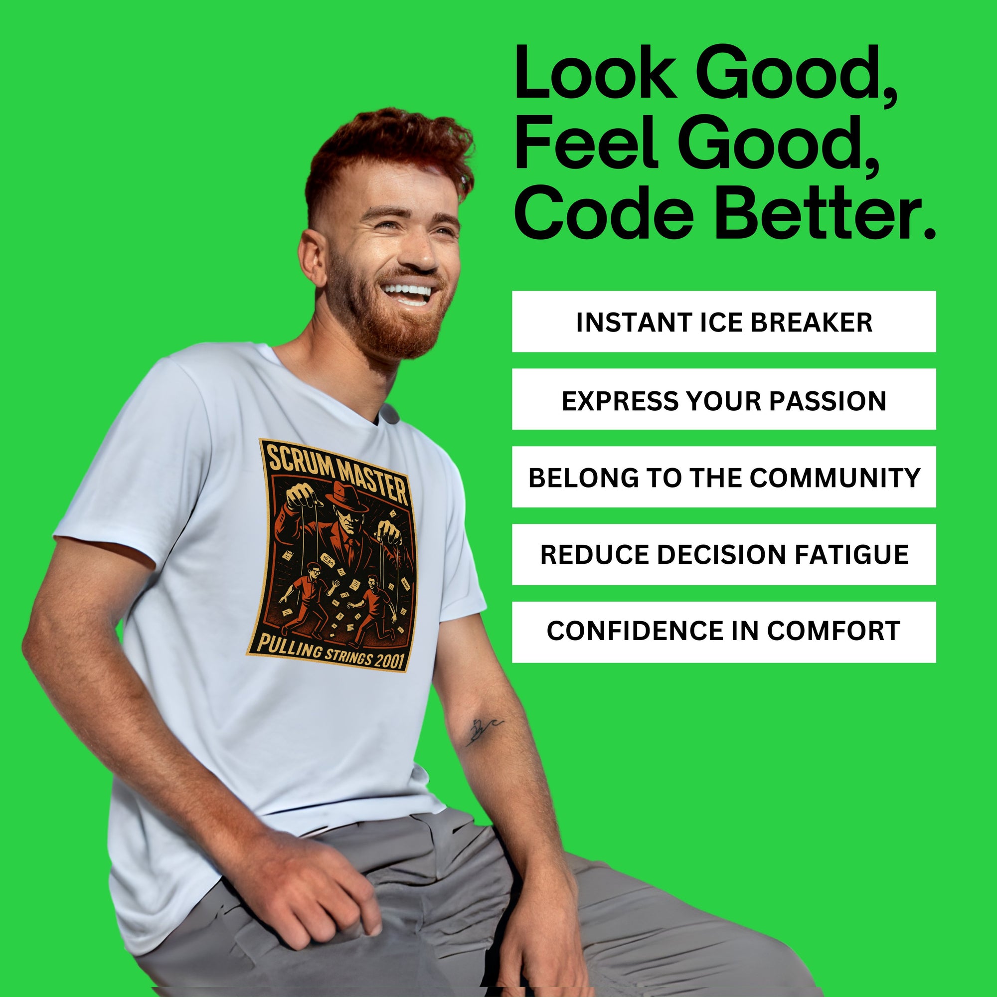 scrum master pulling strings shirt