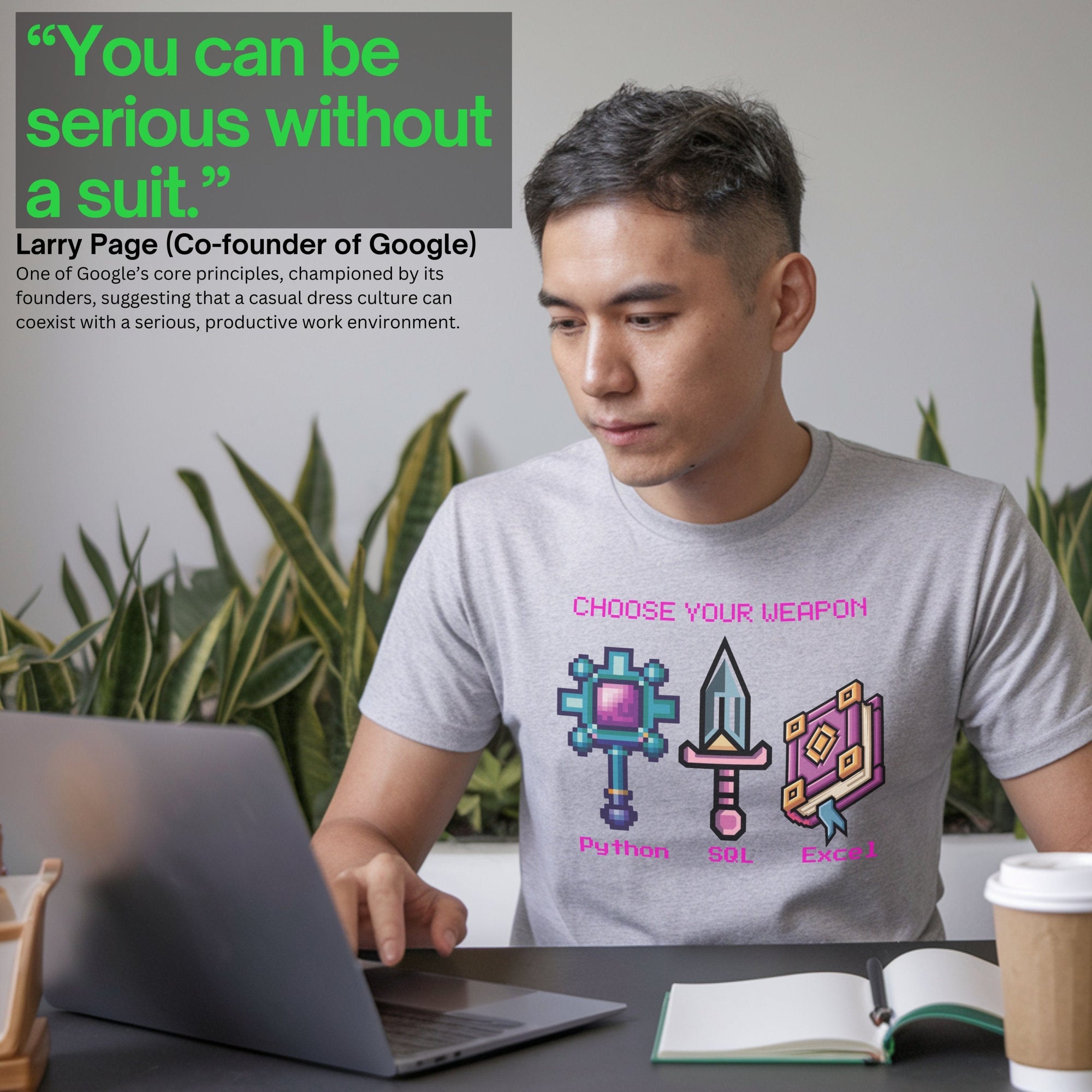 Data analytics weapon shirt