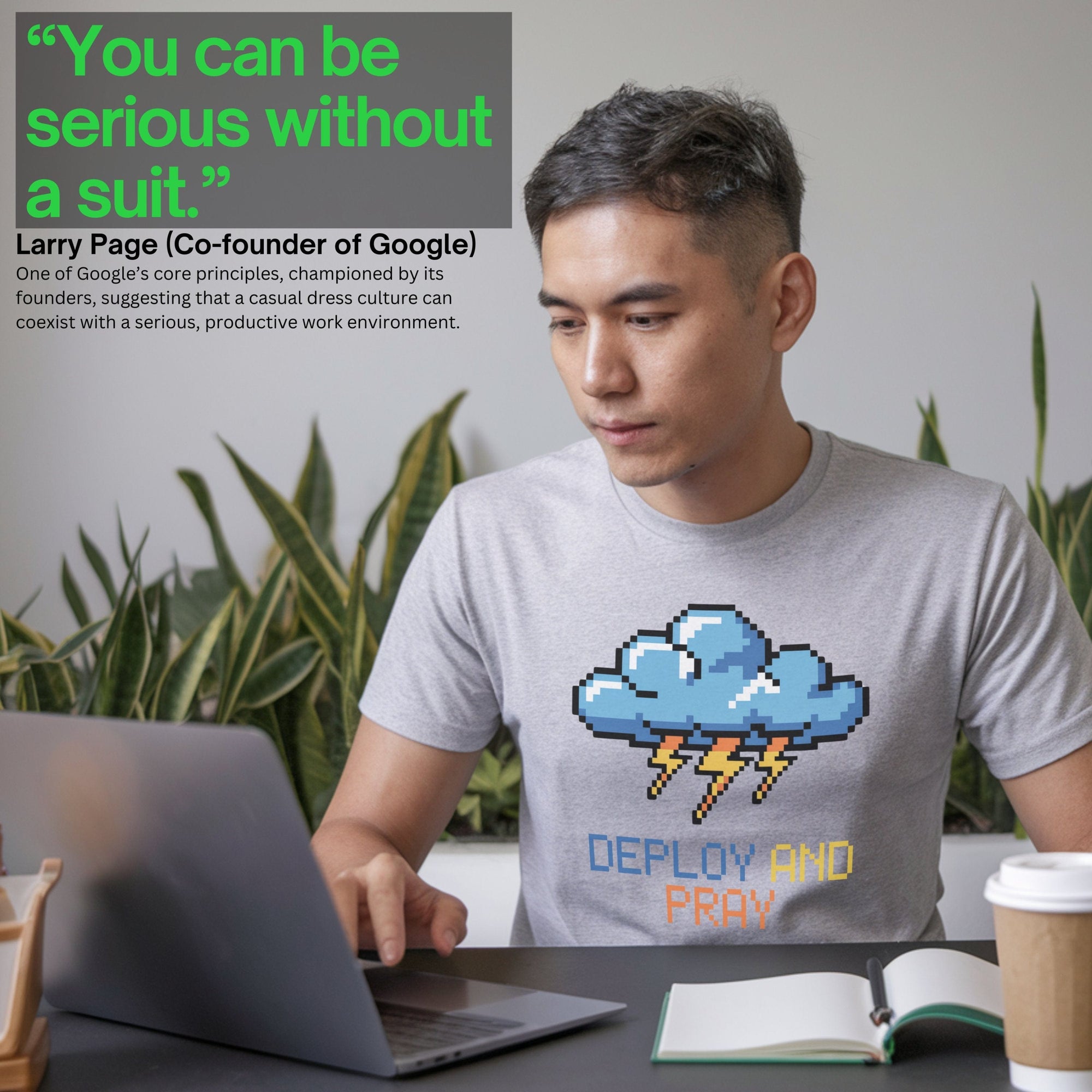 deploy and pray cloud shirt