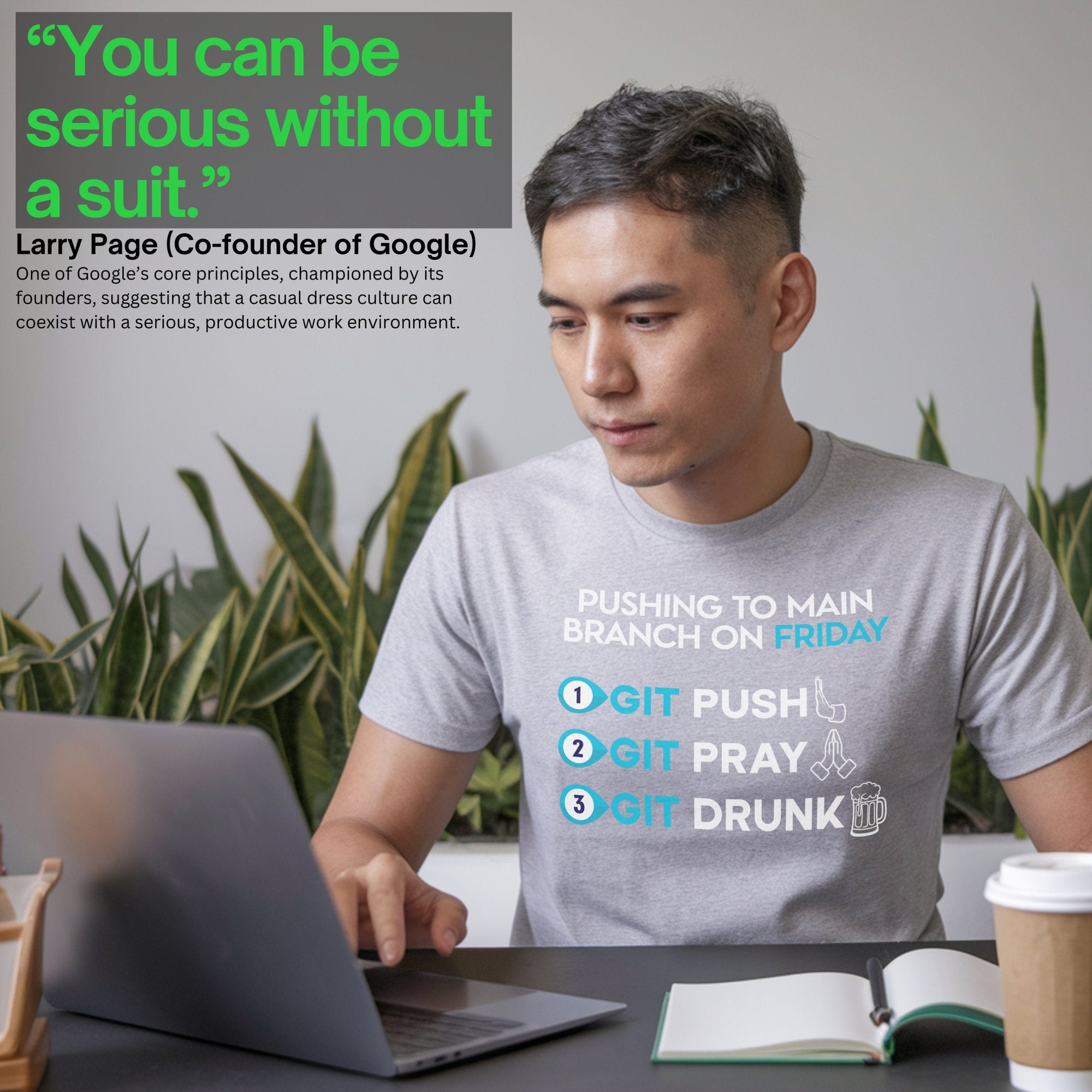 pushing to main branch on friday shirt