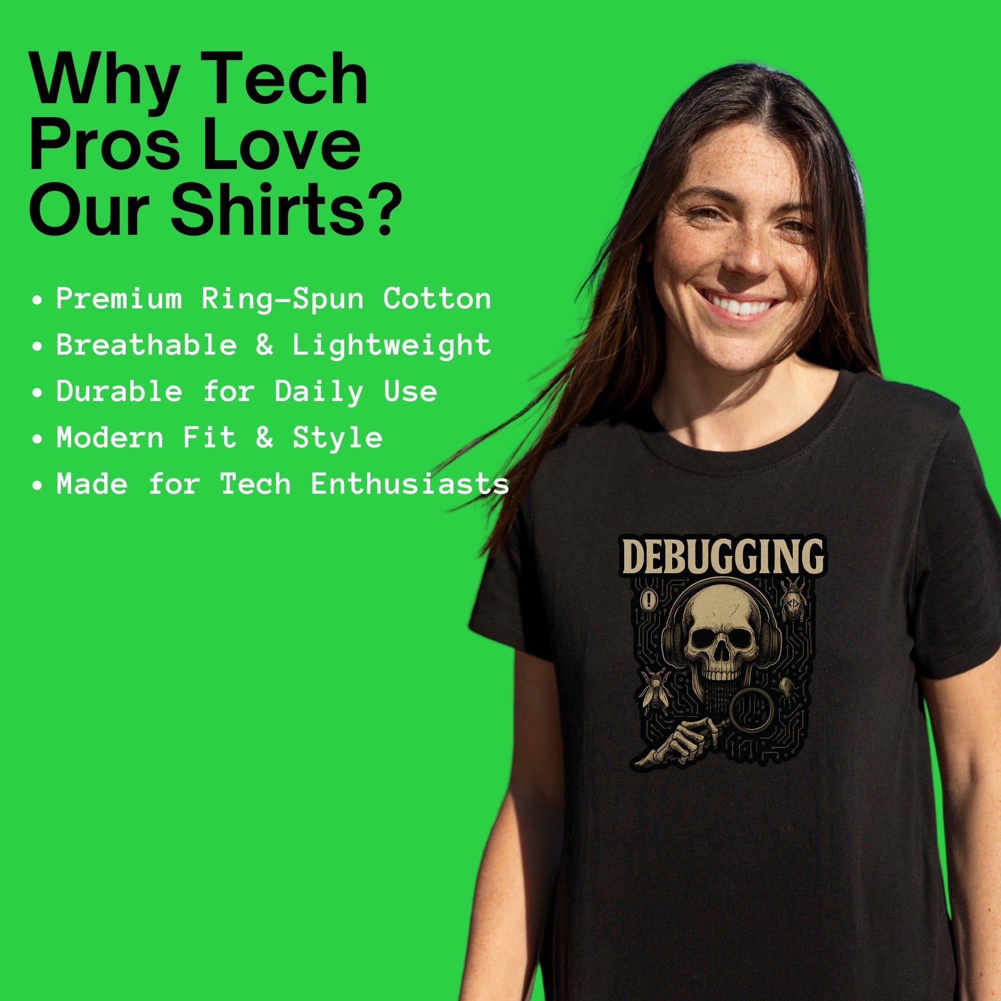 Debugging Skull shirt