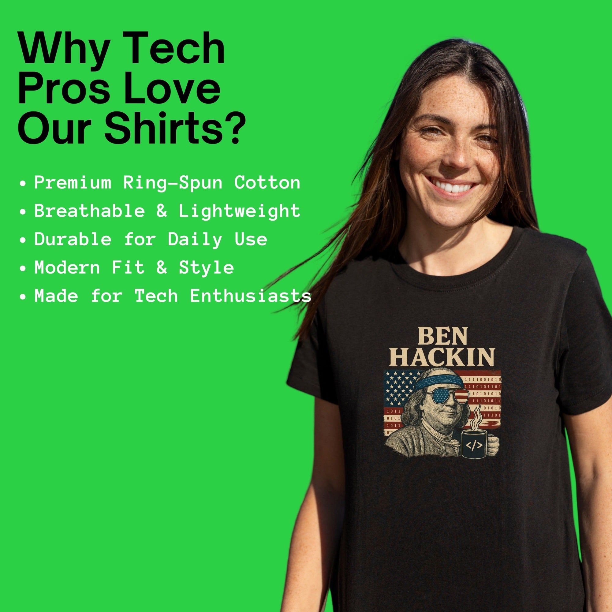 ben hackin hacker shirt