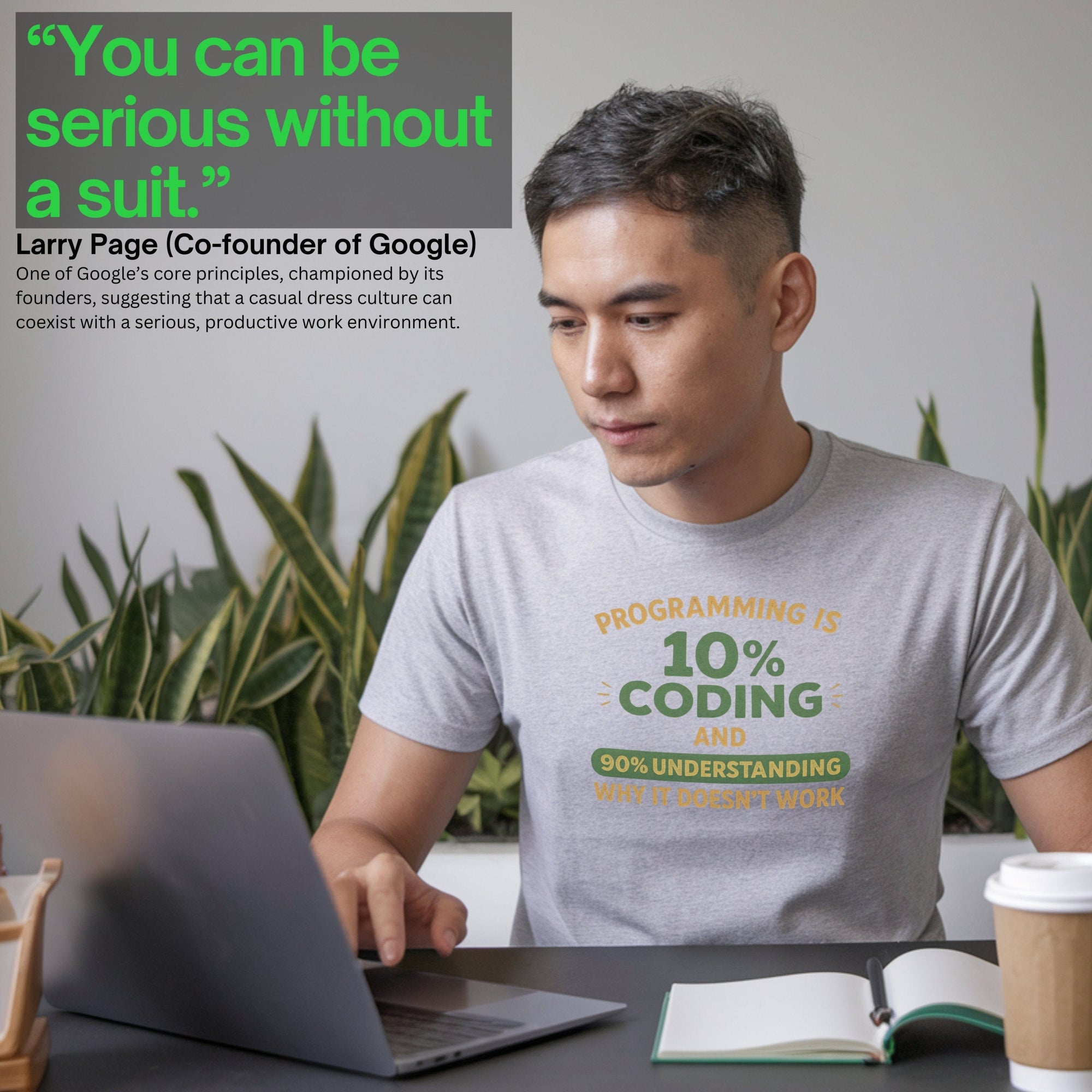 programming is 10% coding shirt