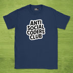 anti social coders club shirt