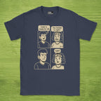 Code Culture developer vs tester shirt funny programmer T-Shirt in Navy — Code Culture developer clothing