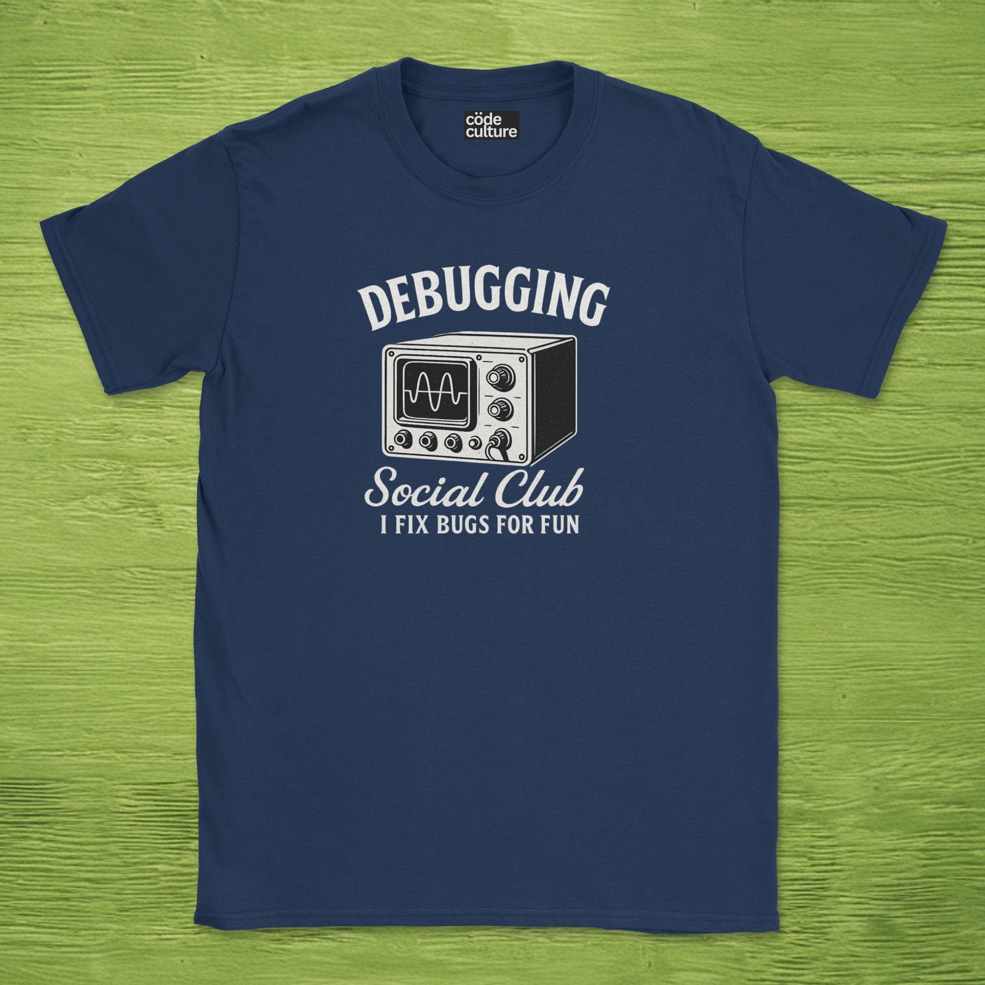 debugging social club shirt