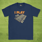 Code Culture i play the keyboard shirt funny programmer T-Shirt in Navy — Code Culture developer clothing