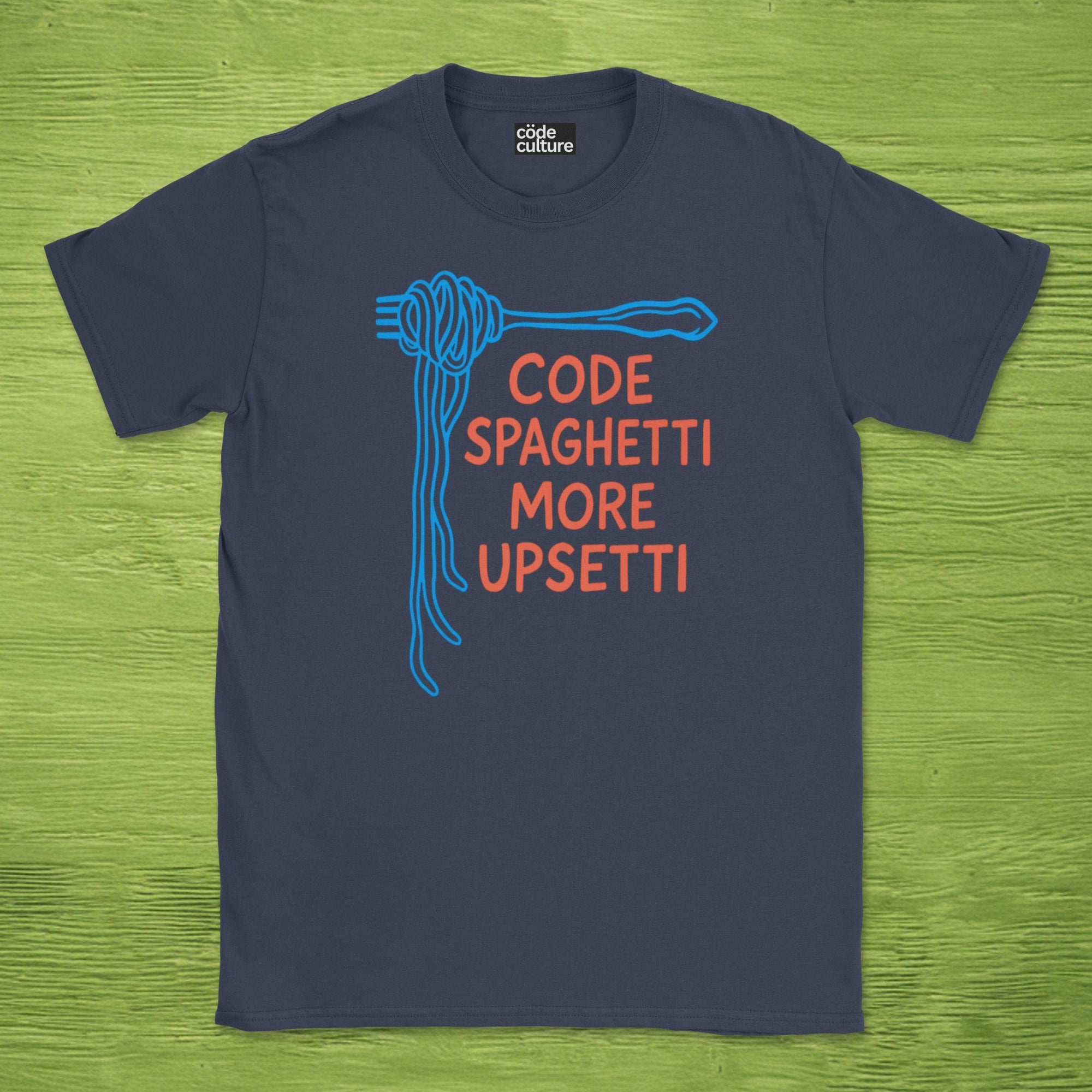 code spaghetti more upsetti shirt