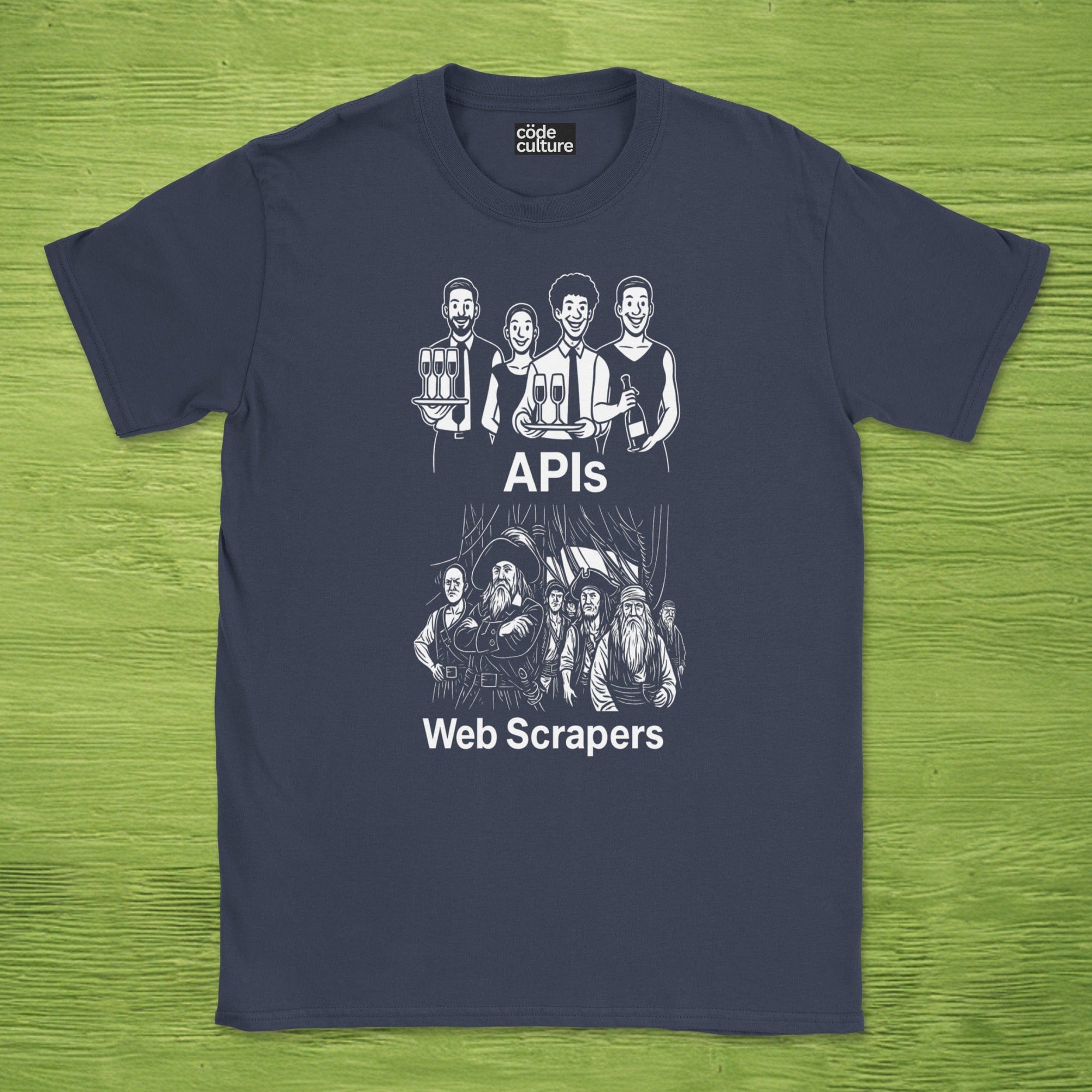 apis vs webscrapers shirt