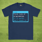 first rule of programming shirt
