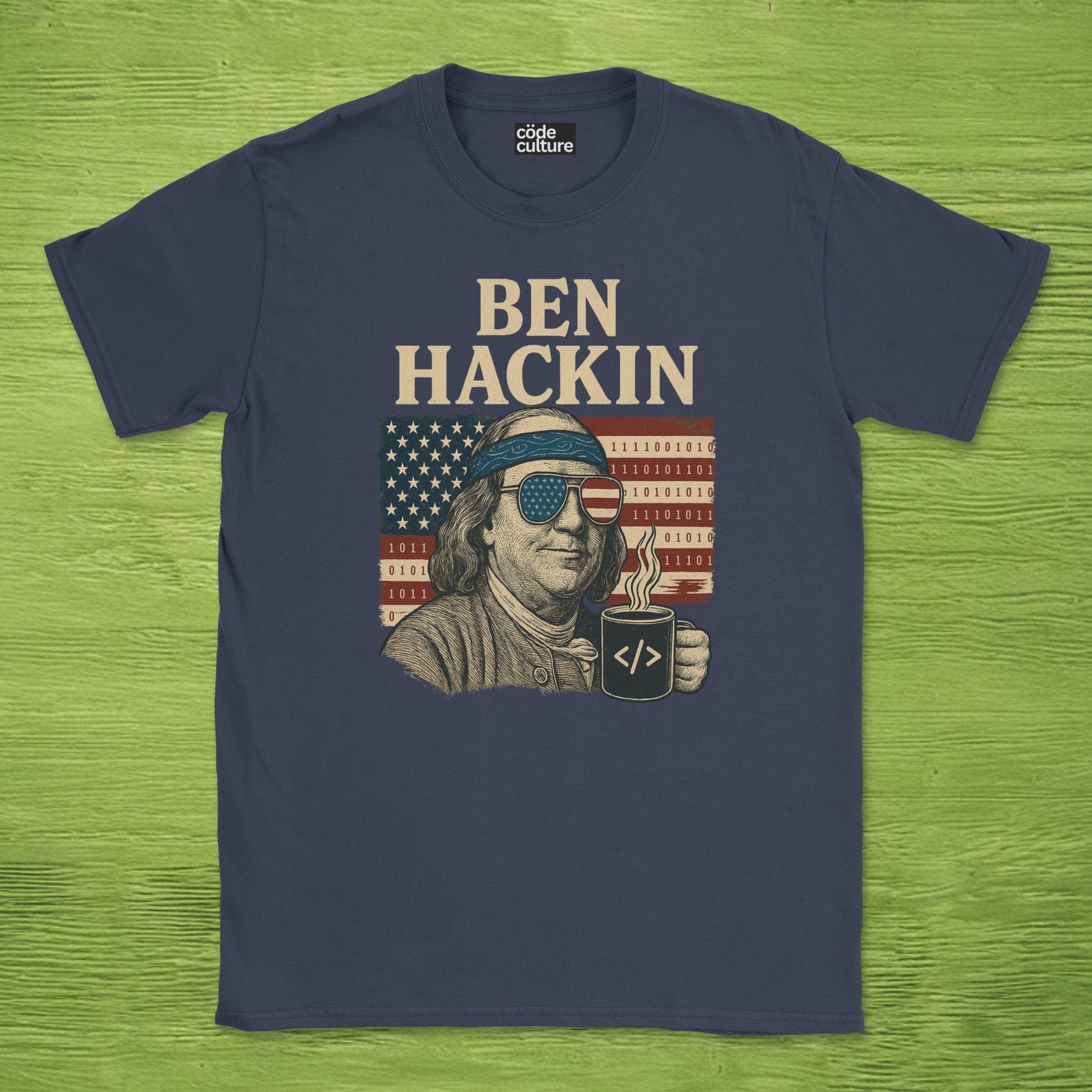 ben hackin hacker shirt