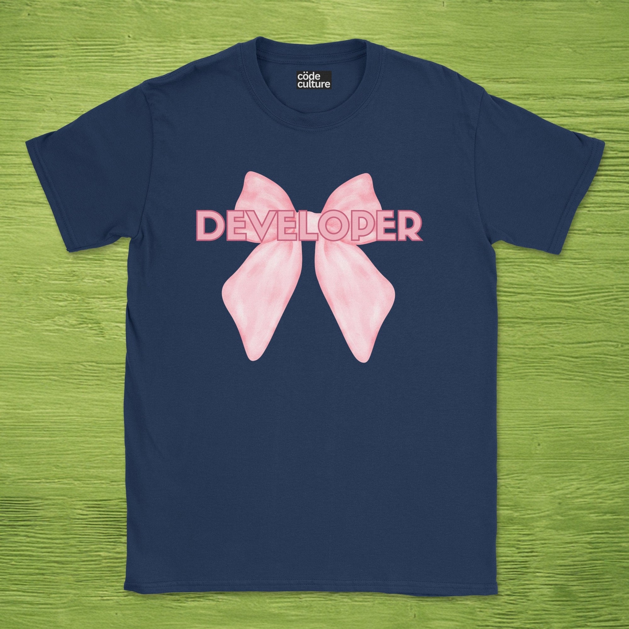 Developer bow cute shirt